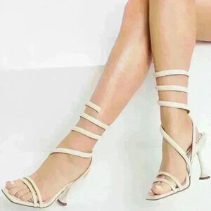 ASOS design wide fit Wyatt high heel sandal